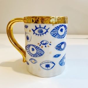 Anthropologie Eyeball Mug